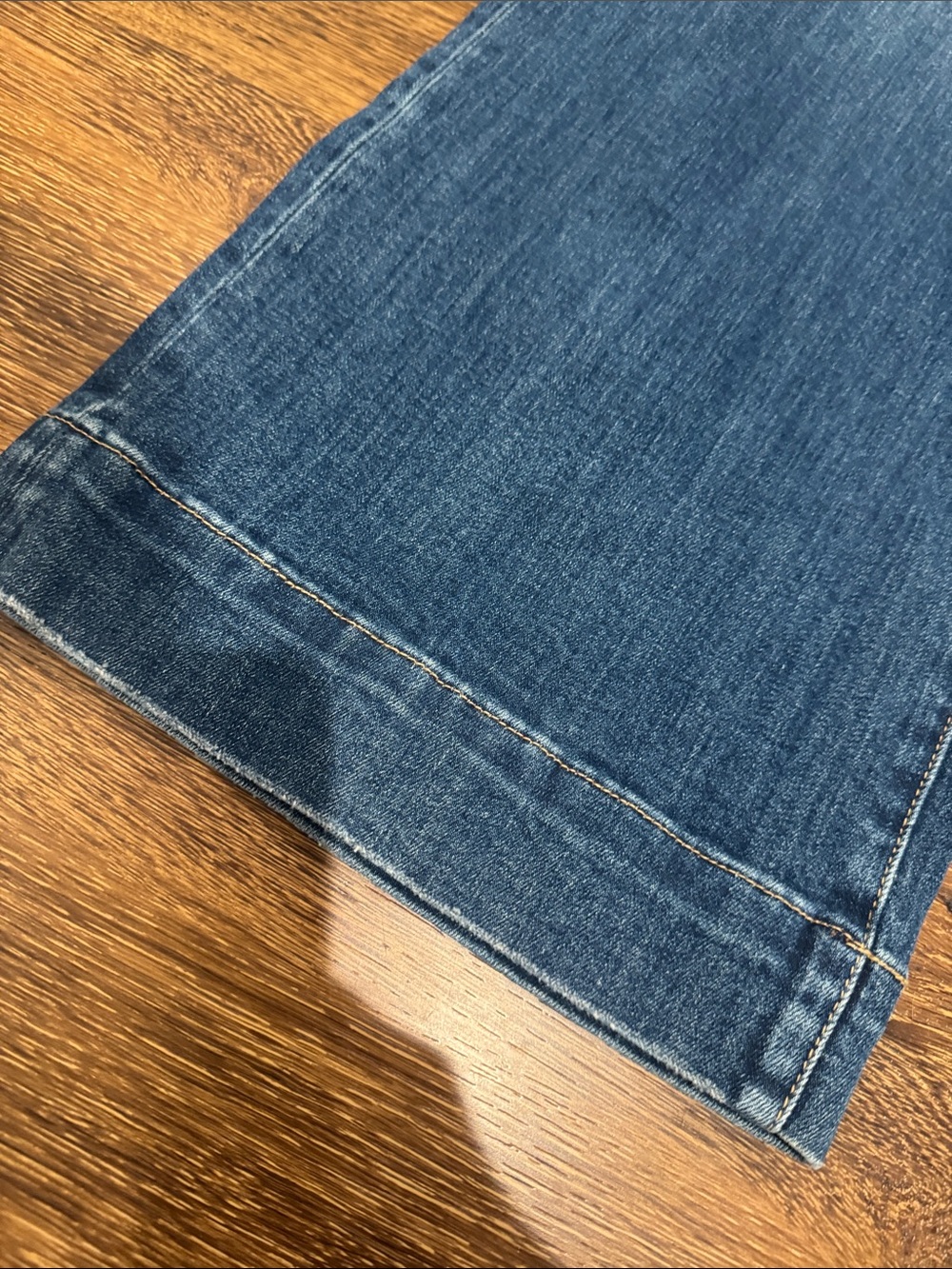 Flying Monkey Wide-Leg Jeans in Blue Denim - Picture 3 of 9